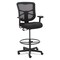 Alera Elusion Series Mesh Stool with 22.6 in. to 31.6 in. Seat Height - Black